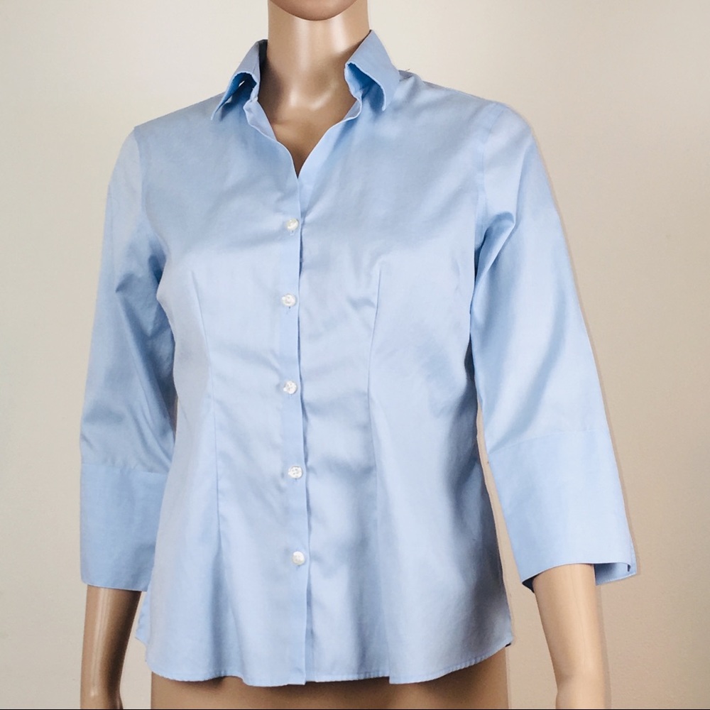 LANDS’ END Blue Shirt For Women